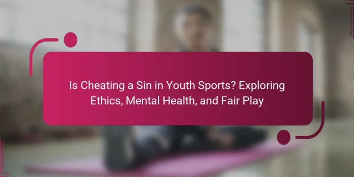 Is Cheating a Sin in Youth Sports? Exploring Ethics, Mental Health, and Fair Play